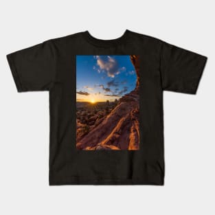 Window Arch Sunrise Kids T-Shirt